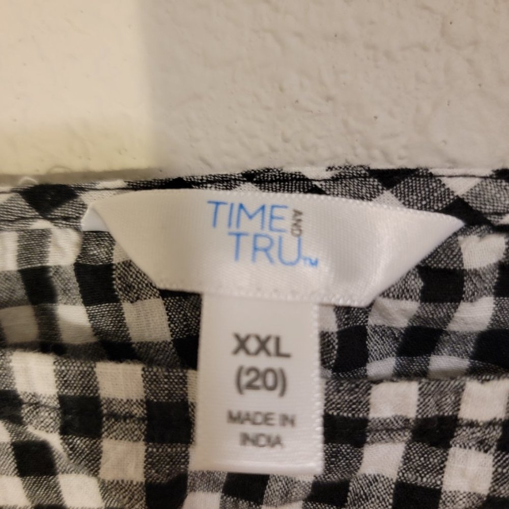 Time and True Blouse with Bell Sleeves Size XXL - Picture 2 of 4